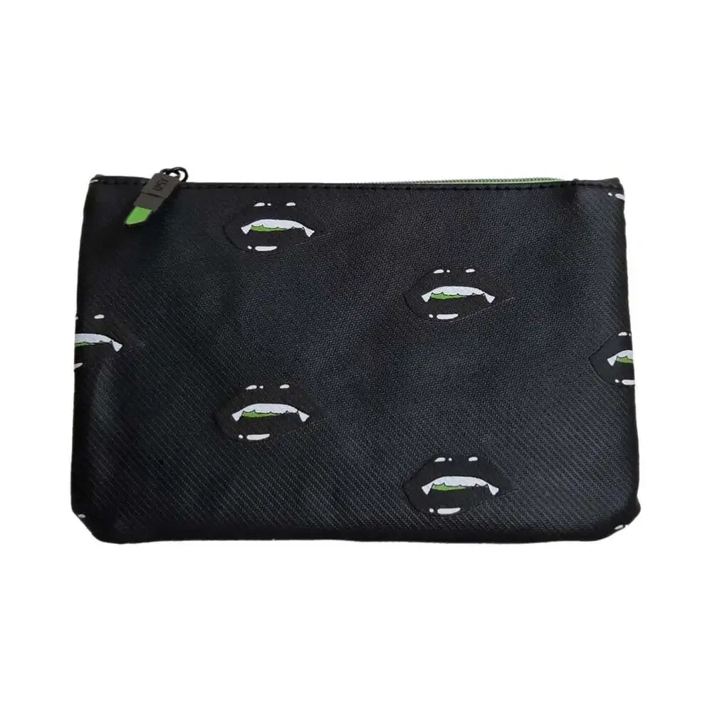 ipsy Pretty Wicked Black and Green Goth Vampire Makeup Bag